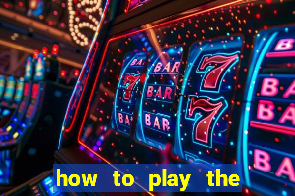 how to play the buffalo slot machine