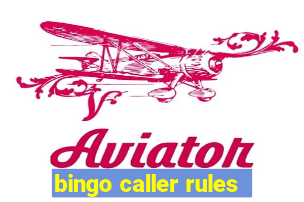 bingo caller rules