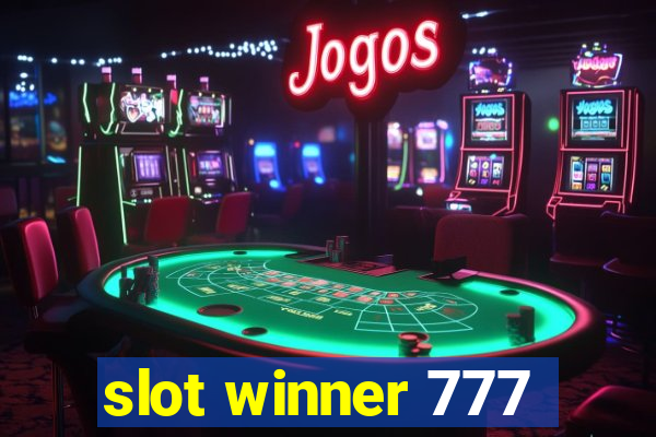 slot winner 777