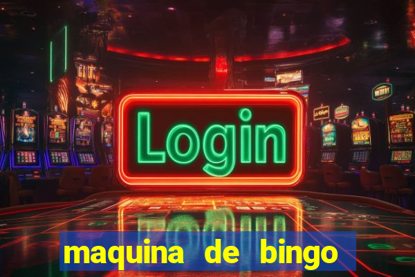 maquina de bingo show ball