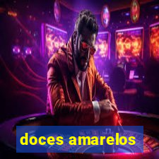 doces amarelos