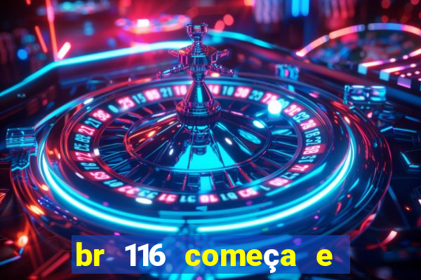 br 116 começa e termina onde