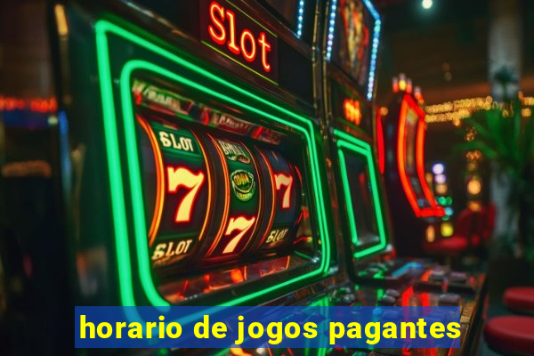 horario de jogos pagantes