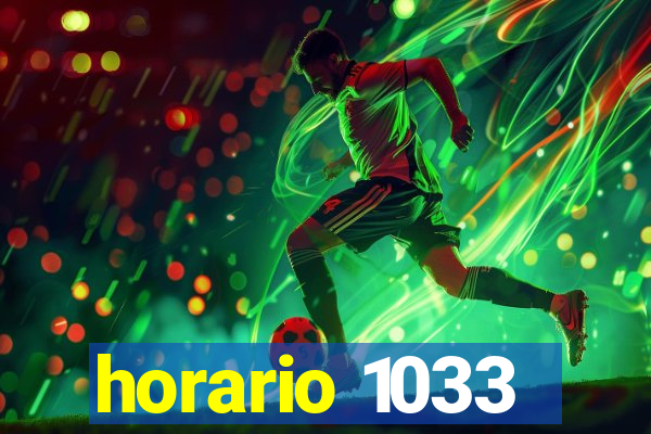 horario 1033