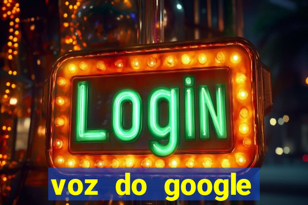 voz do google tradutor homem