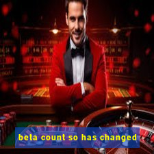 beta count so has changed