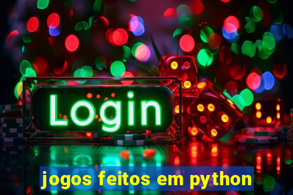 jogos feitos em python