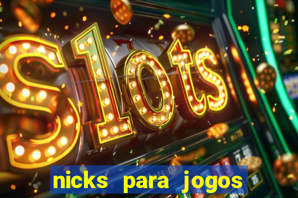 nicks para jogos de tiro