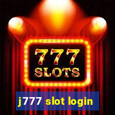 j777 slot login