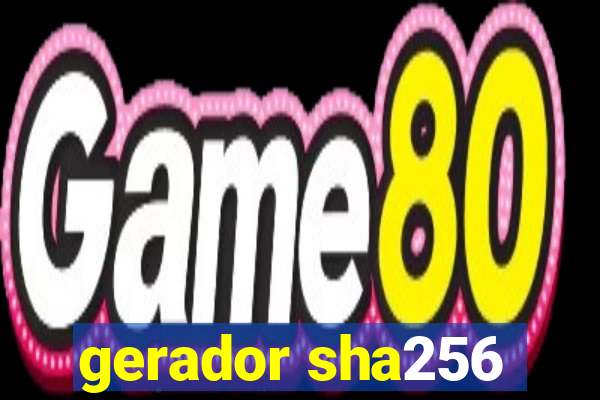 gerador sha256