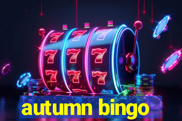 autumn bingo