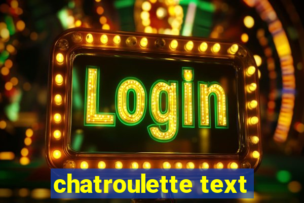 chatroulette text