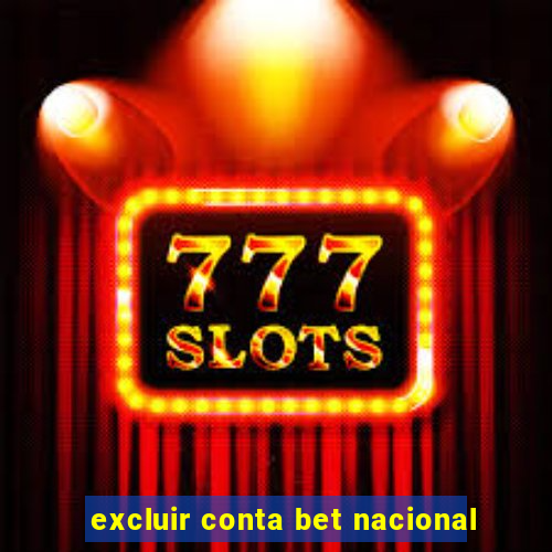 excluir conta bet nacional