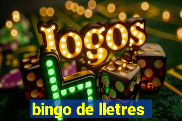 bingo de lletres