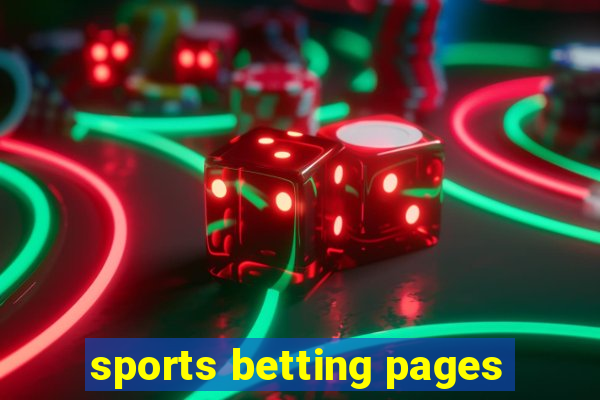 sports betting pages