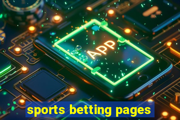 sports betting pages