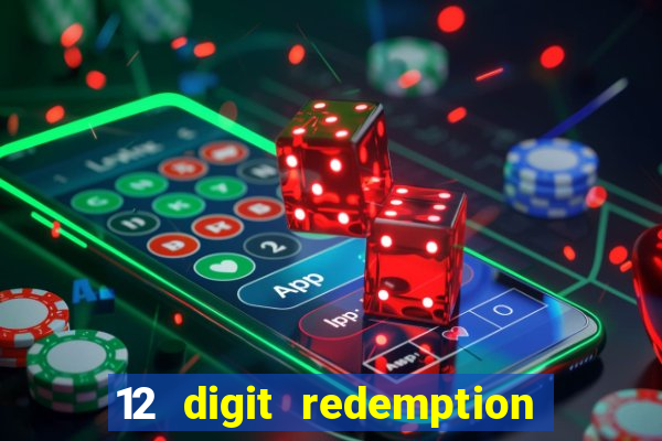 12 digit redemption code for golden hearts casino