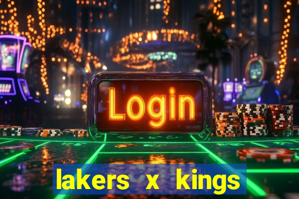 lakers x kings onde assistir