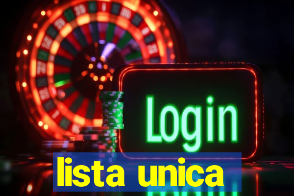 lista unica