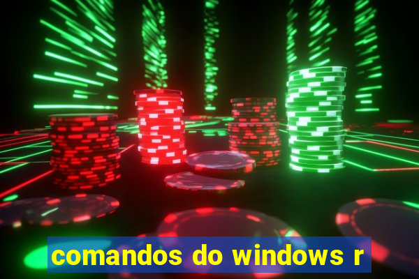 comandos do windows r