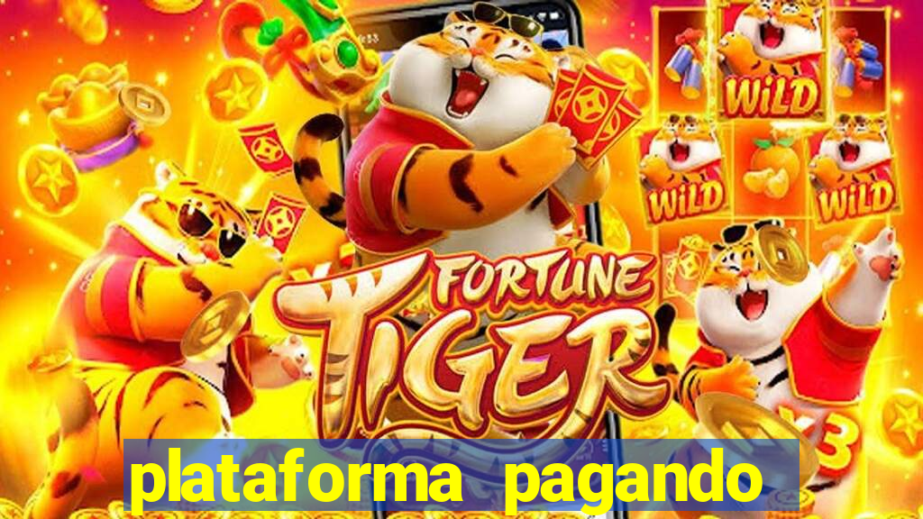 plataforma pagando no cadastro bet