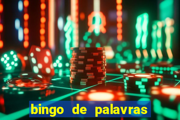 bingo de palavras de natal