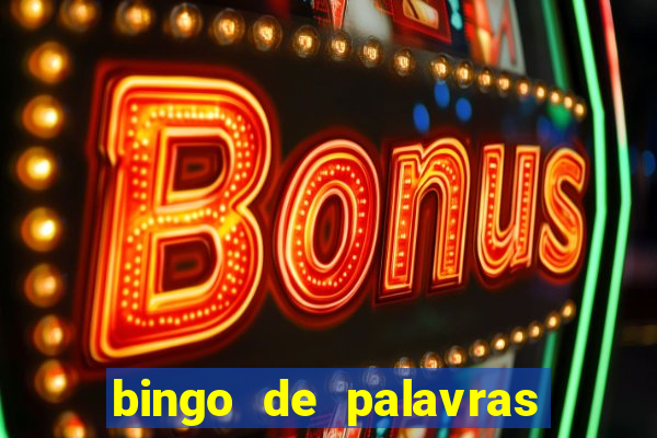 bingo de palavras de natal