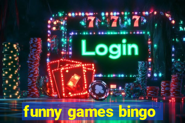 funny games bingo