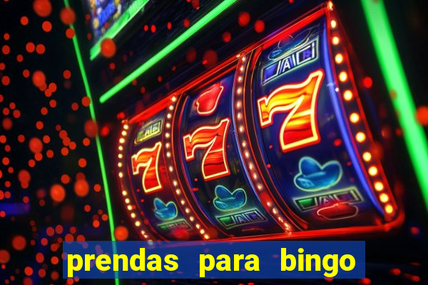 prendas para bingo em fam铆lia