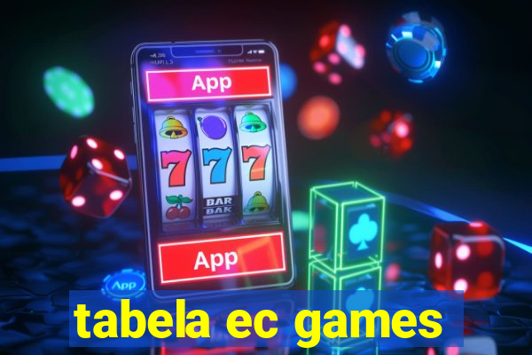 tabela ec games