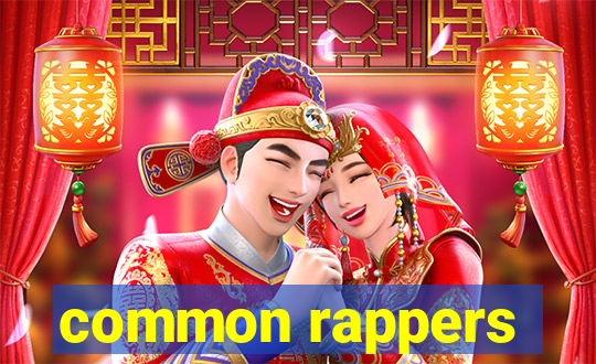 common rappers