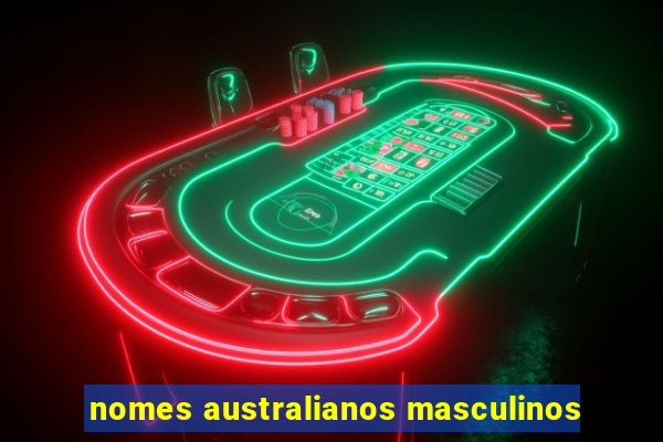 nomes australianos masculinos