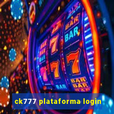 ck777 plataforma login