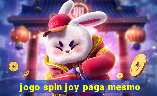 jogo spin joy paga mesmo