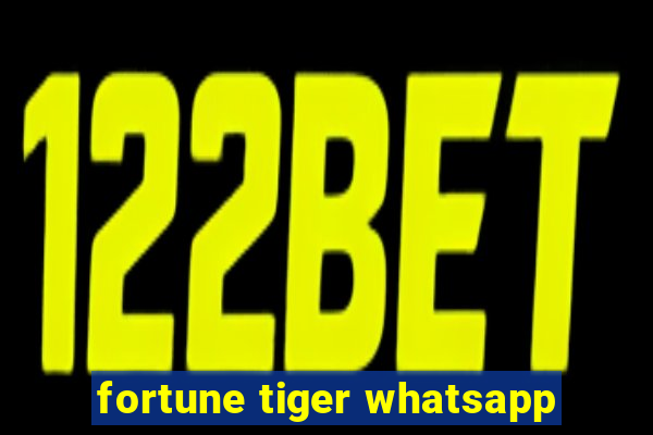 fortune tiger whatsapp