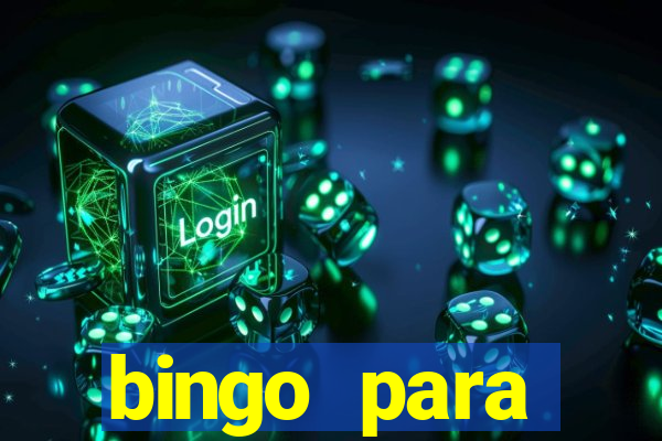 bingo para despedida de solteira para imprimir