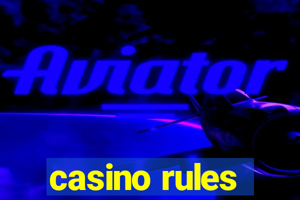 casino rules