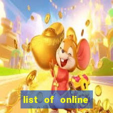 list of online slot sites