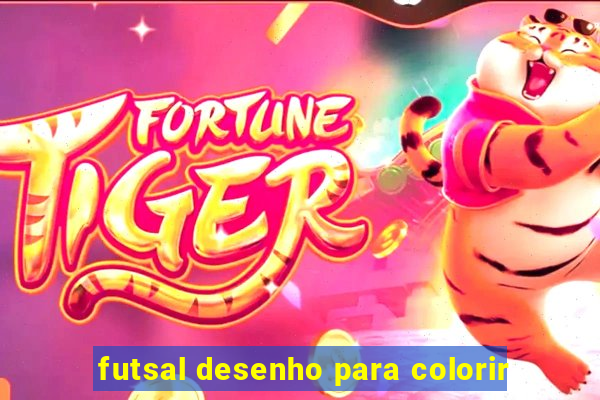 futsal desenho para colorir