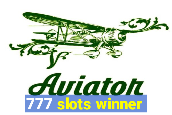 777 slots winner