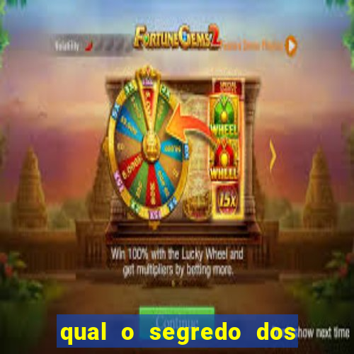 qual o segredo dos jogos de slots