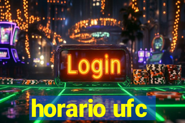 horario ufc