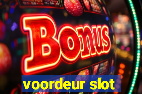 voordeur slot