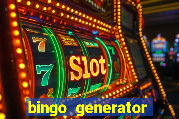 bingo generator with images