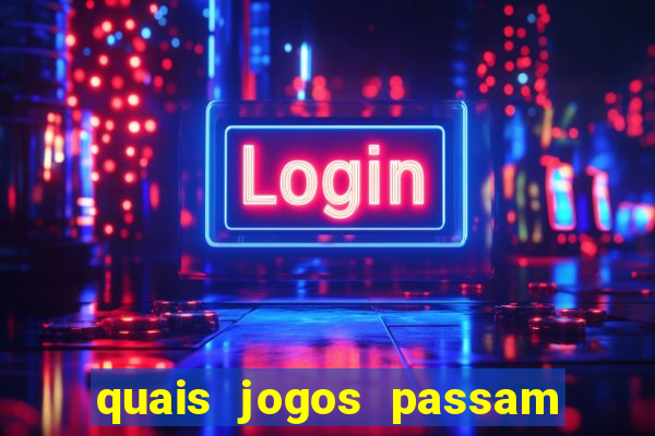 quais jogos passam no sportv