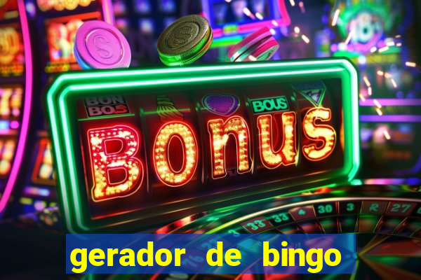 gerador de bingo cha de bebe