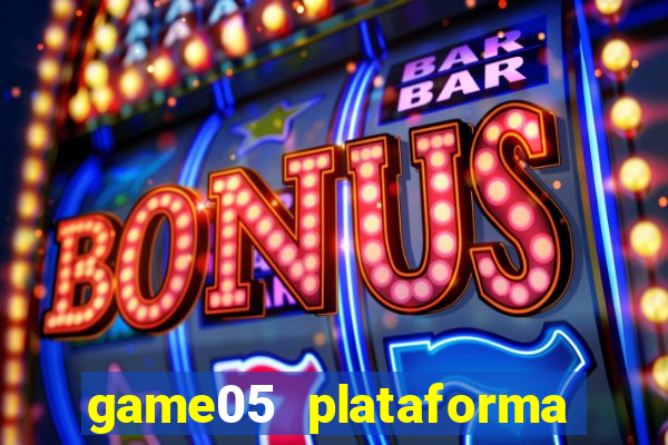 game05 plataforma de jogos