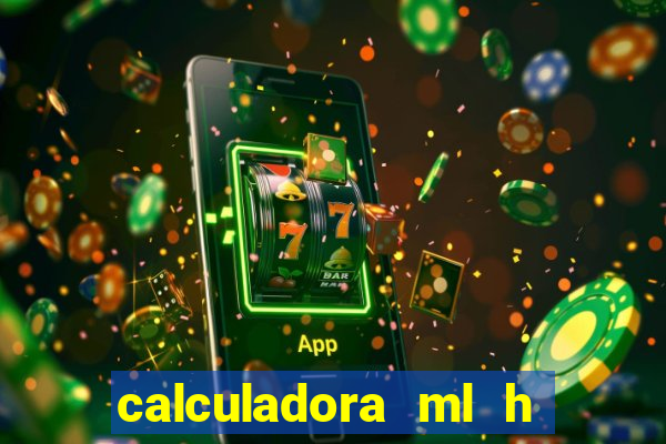 calculadora ml h para mcg kg min