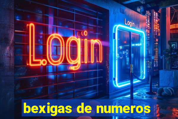 bexigas de numeros