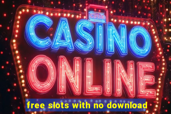 free slots with no download